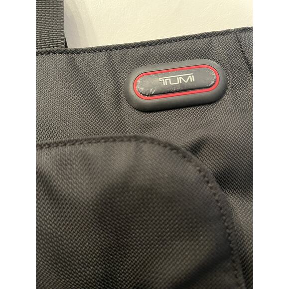 TUMI Satchel Tote Bag Black Ballistic  Nylon Travel Weekender Cabin Carry On - Picture 3 of 6